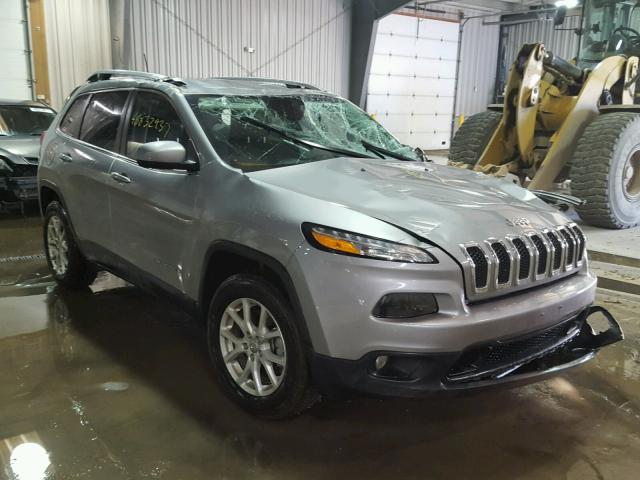 1C4PJMCS0HW606942 - 2017 JEEP CHEROKEE L SILVER photo 1