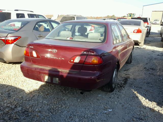 2T1BR12E6WC096163 - 1998 TOYOTA COROLLA VE RED photo 4