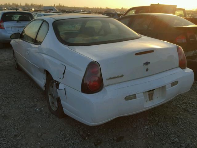 2G1WW12E449348217 - 2004 CHEVROLET MONTE CARL 白色 照片 3