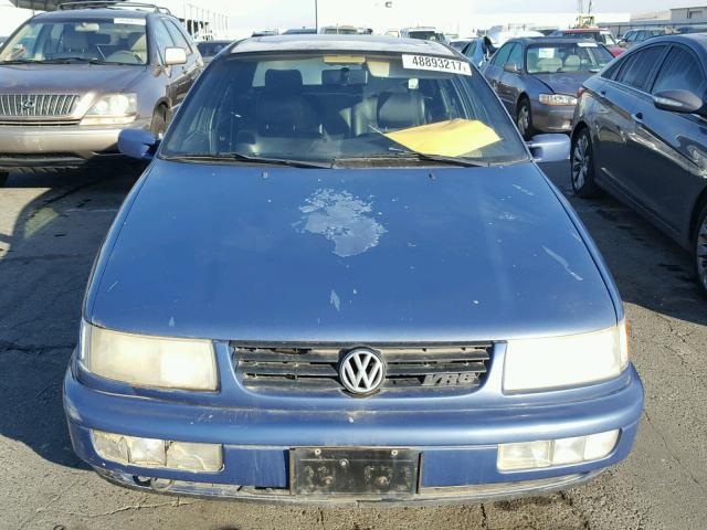 WVWEE83A0TE138901 - 1996 VOLKSWAGEN PASSAT GLX BLUE photo 9