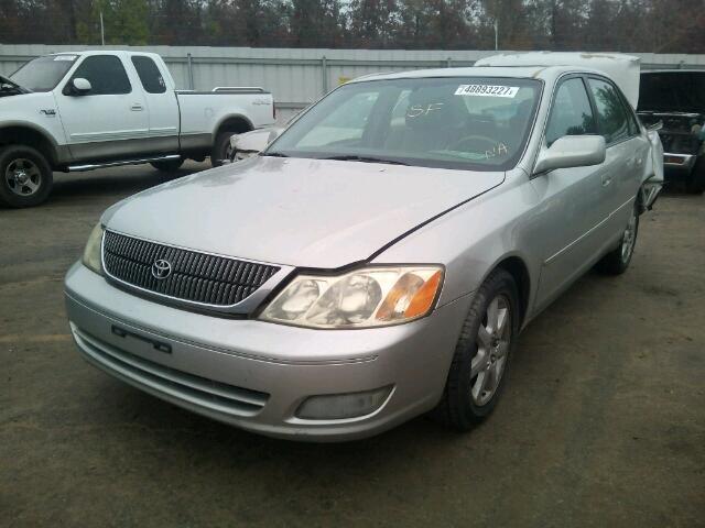 4T1BF28842U210228 - 2002 TOYOTA AVALON XL SILVER photo 2