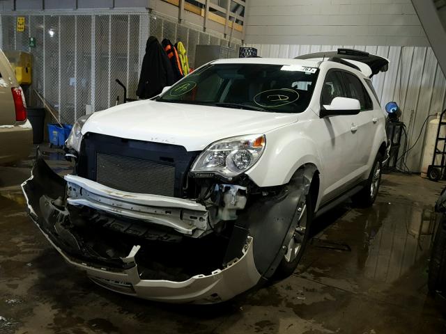 2GNALPEK8D6298767 - 2013 CHEVROLET EQUINOX LT WHITE photo 2