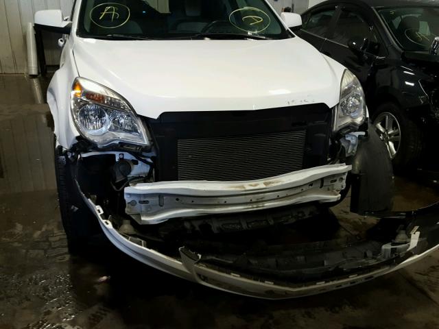 2GNALPEK8D6298767 - 2013 CHEVROLET EQUINOX LT WHITE photo 9