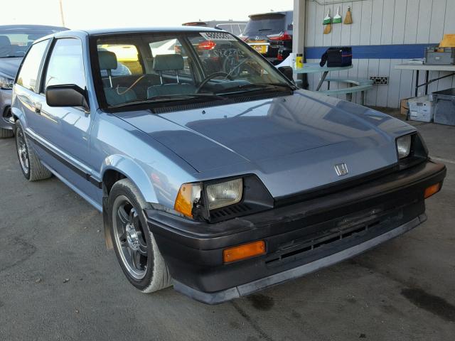 JHMAH5327FS005618 - 1985 HONDA CIVIC 1500 BLUE photo 1