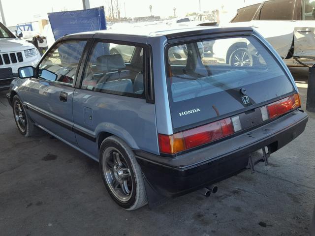 JHMAH5327FS005618 - 1985 HONDA CIVIC 1500 BLUE photo 3