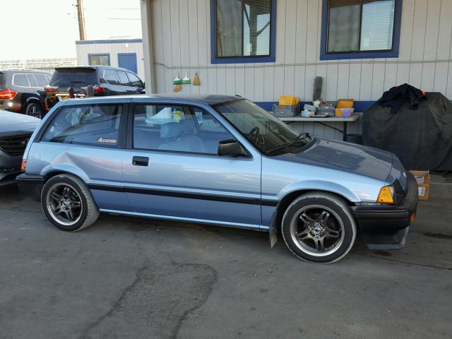 JHMAH5327FS005618 - 1985 HONDA CIVIC 1500 BLUE photo 9