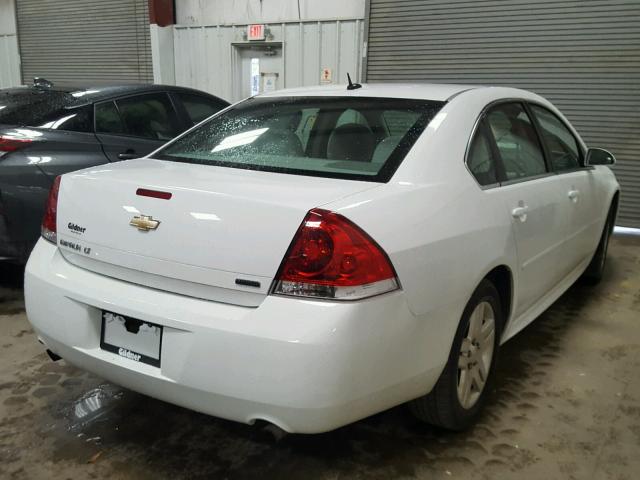 2G1WB5E36E1104565 - 2014 CHEVROLET IMPALA LIM WHITE photo 4