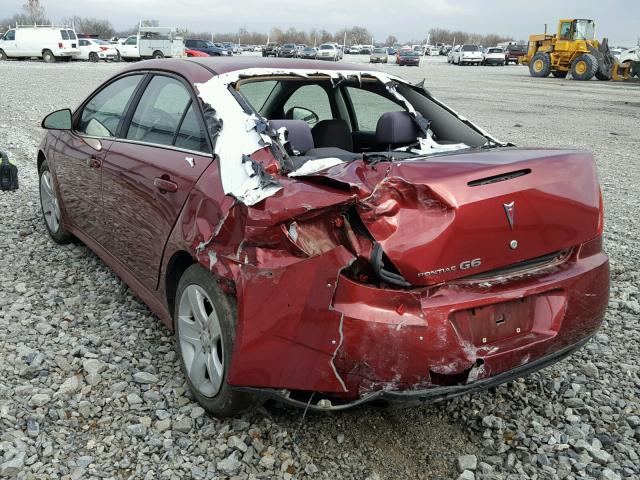 1G2ZA5EB5A4162541 - 2010 PONTIAC G6 MAROON photo 3