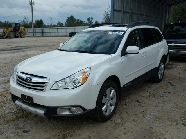 4S4BRCKC3B3419254 - 2011 SUBARU OUTBACK 2. WHITE photo 2