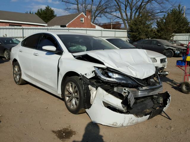 1C3CCCCB8FN525083 - 2015 CHRYSLER 200 C WHITE photo 1