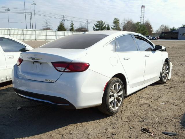 1C3CCCCB8FN525083 - 2015 CHRYSLER 200 C WHITE photo 4