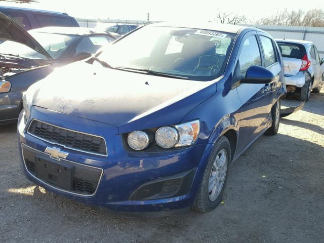 1G1JC6SB7D4162969 - 2013 CHEVROLET SONIC LT BLUE photo 2