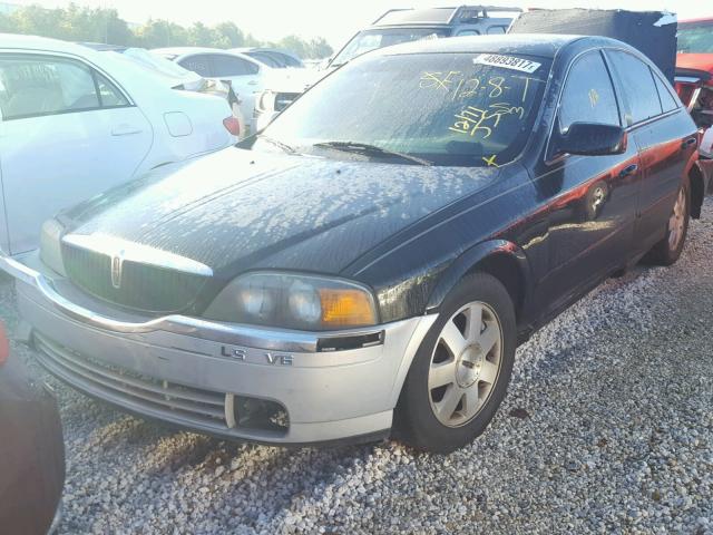 1LNHM86S12Y710376 - 2002 LINCOLN LS BLACK photo 2