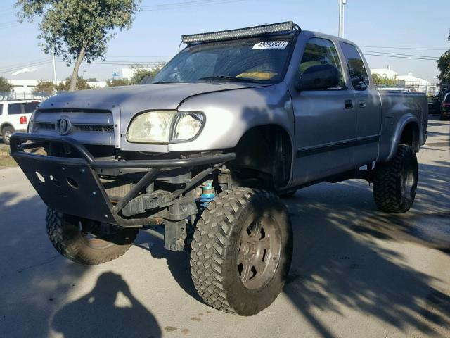 5TBRT34134S446383 - 2004 TOYOTA TUNDRA ACC SILVER photo 2