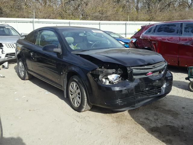 1G1AT18H597186840 - 2009 CHEVROLET COBALT LT BLACK photo 1