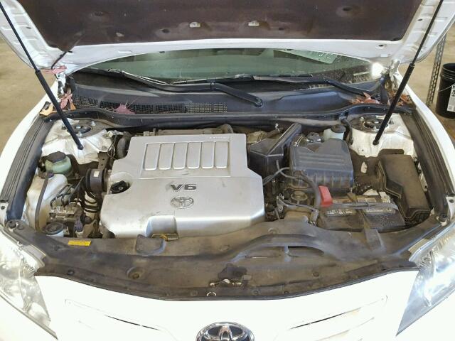 4T1BK46K79U582375 - 2009 TOYOTA CAMRY SE WHITE photo 7