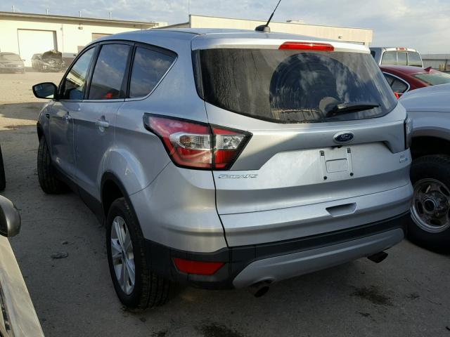 1FMCU9GD9HUE48767 - 2017 FORD ESCAPE SE SILVER photo 3