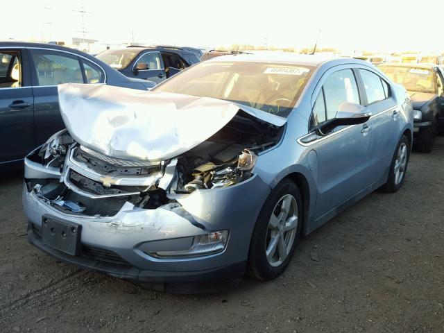 1G1RA6E49EU121430 - 2014 CHEVROLET VOLT BLUE photo 2