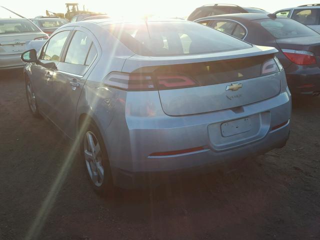 1G1RA6E49EU121430 - 2014 CHEVROLET VOLT BLUE photo 3