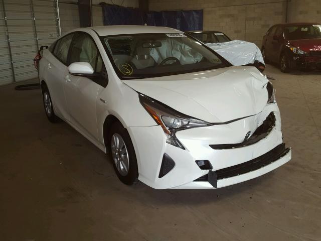 JTDKBRFU6G3006265 - 2016 TOYOTA PRIUS WHITE photo 1