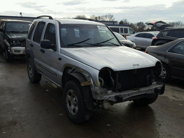 1J4GL48K93W546102 - 2003 JEEP LIBERTY SP SILVER photo 1