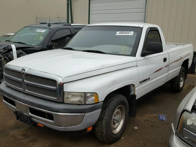 1B7HC16Y41S686613 - 2001 DODGE RAM 1500 WHITE photo 2