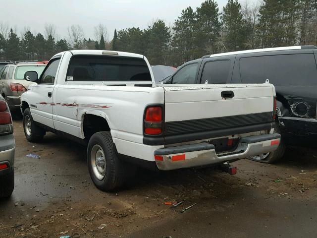 1B7HC16Y41S686613 - 2001 DODGE RAM 1500 WHITE photo 3