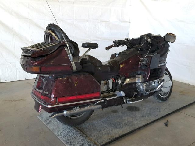 1HFSC2205KA107184 - 1989 HONDA GL1500 MAROON photo 4