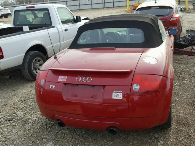 TRUUT28N511018385 - 2001 AUDI TT QUATTRO RED photo 6