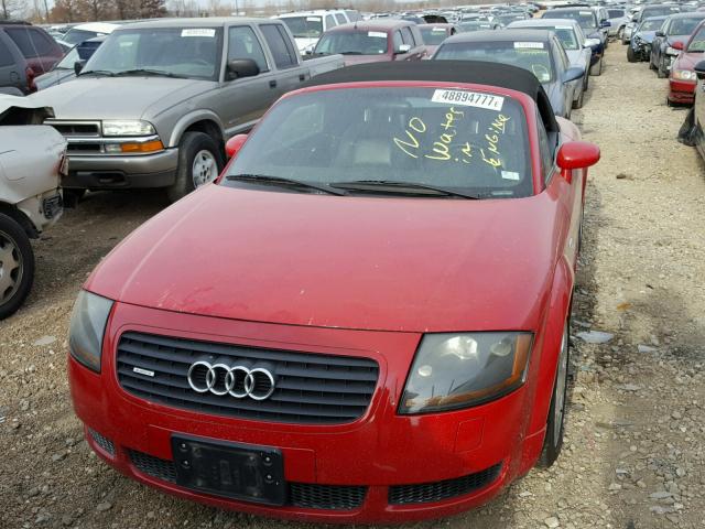 TRUUT28N511018385 - 2001 AUDI TT QUATTRO RED photo 9