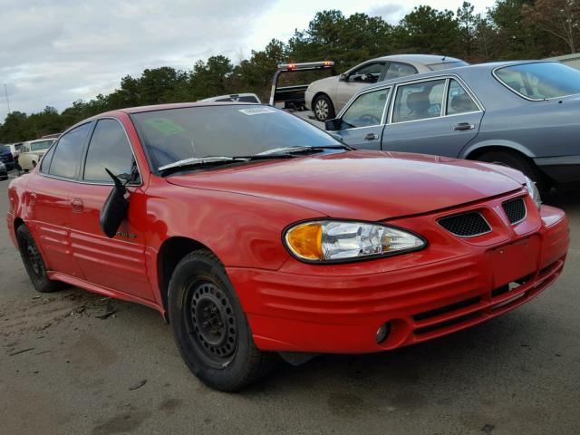 1G2NF52T9YM749249 - 2000 PONTIAC GRAND AM S RED photo 1