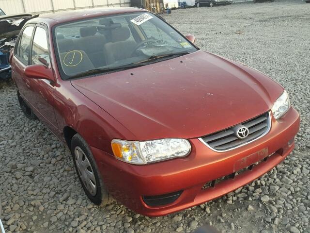 2T1BR12E11C391812 - 2001 TOYOTA COROLLA CE RED photo 1