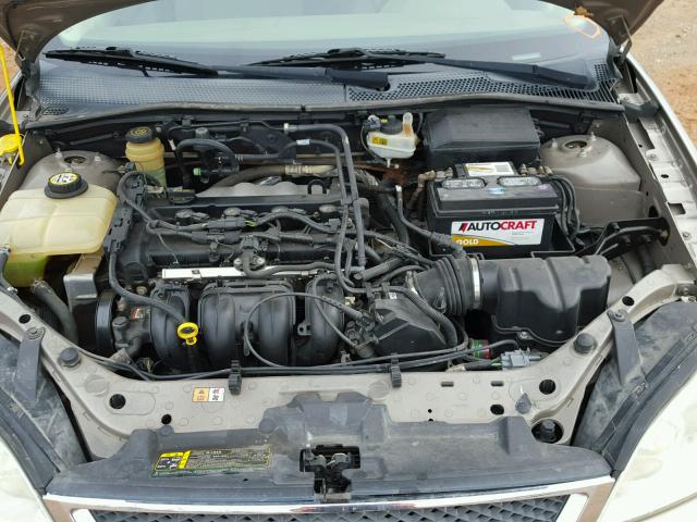 1FAFP34N25W215659 - 2005 FORD FOCUS ZX4 GOLD photo 7