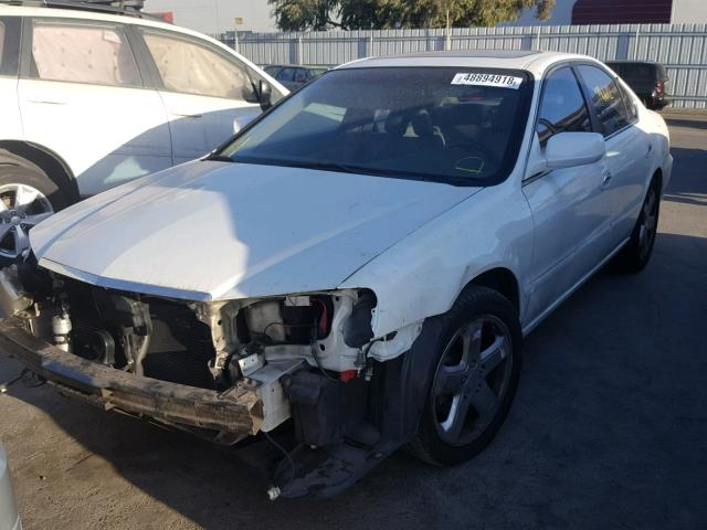 19UUA56852A017979 - 2002 ACURA 3.2TL TYPE WHITE photo 2