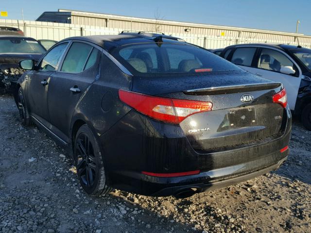 5XXGR4A66DG213294 - 2013 KIA OPTIMA SX BLACK photo 3