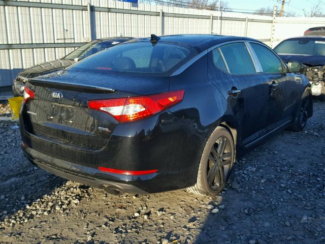 5XXGR4A66DG213294 - 2013 KIA OPTIMA SX BLACK photo 4