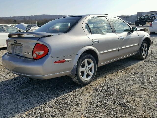 JN1CA31D7YT730014 - 2000 NISSAN MAXIMA GLE BEIGE photo 4