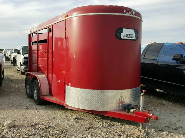 49THB1421B1002193 - 2011 CM TRAILER RED photo 1