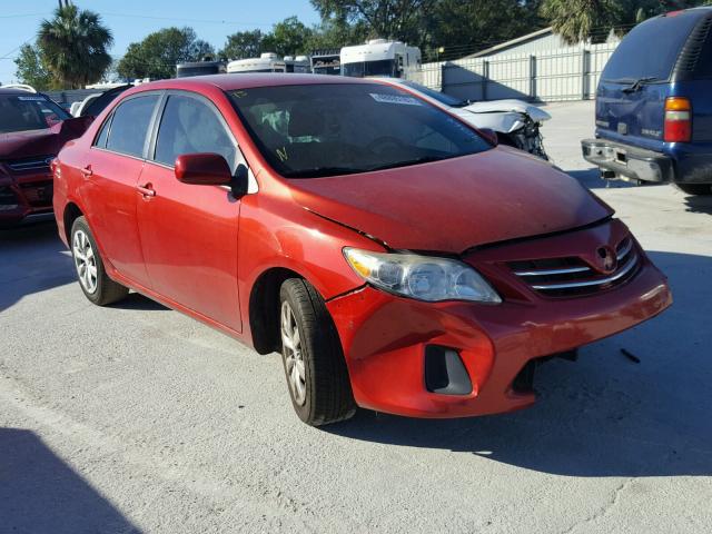 2T1BU4EEXDC983161 - 2013 TOYOTA COROLLA BA RED photo 1