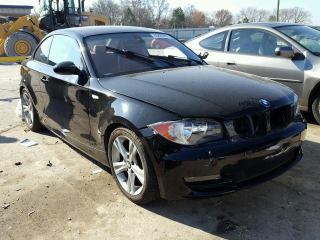 WBAUP73509VF07008 - 2009 BMW 128 I BLACK photo 1