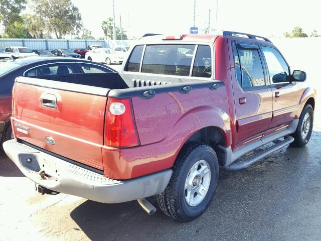 1FMZU67E92UA97545 - 2002 FORD EXPLORER S RED photo 4