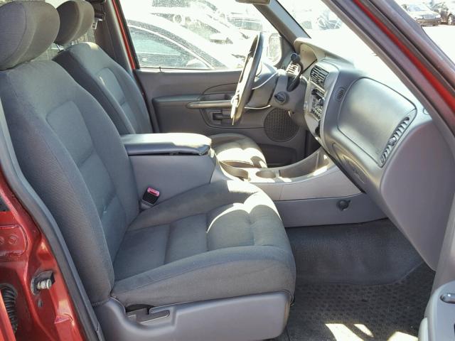 1FMZU67E92UA97545 - 2002 FORD EXPLORER S RED photo 5