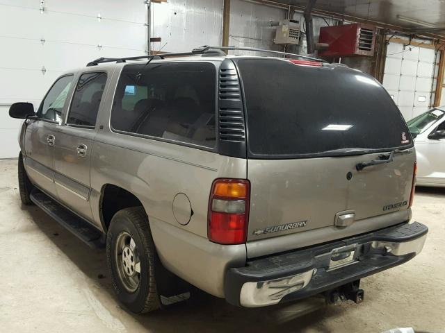 3GNFK16T3YG120448 - 2000 CHEVROLET SUBURBAN K TAN photo 3