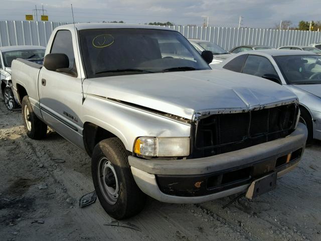 1B7HC16Y51S197511 - 2001 DODGE RAM 1500 SILVER photo 1