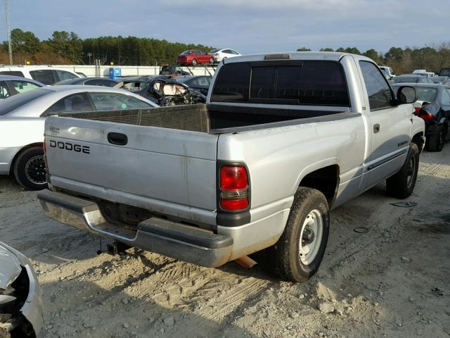 1B7HC16Y51S197511 - 2001 DODGE RAM 1500 SILVER photo 4