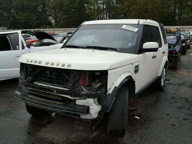 SALAG2D48AA541956 - 2010 LAND ROVER LR4 HSE WHITE photo 2