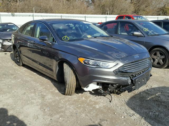 3FA6P0HD4HR344834 - 2017 FORD FUSION SE GRAY photo 1