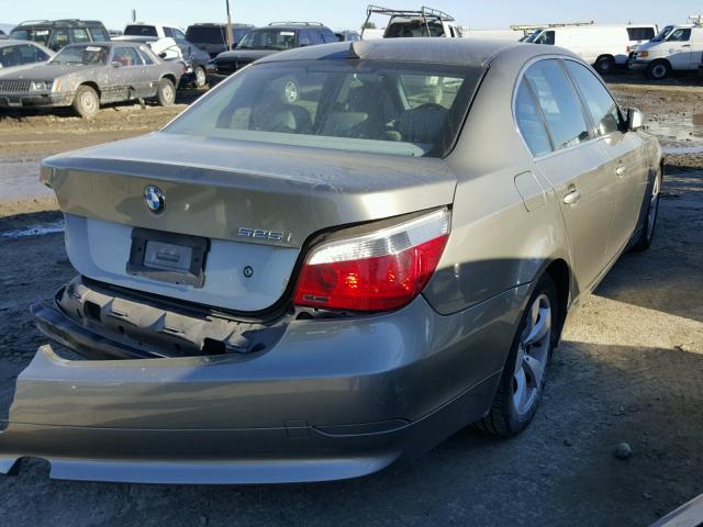 WBANA53585B862060 - 2005 BMW 525 I SILVER photo 4