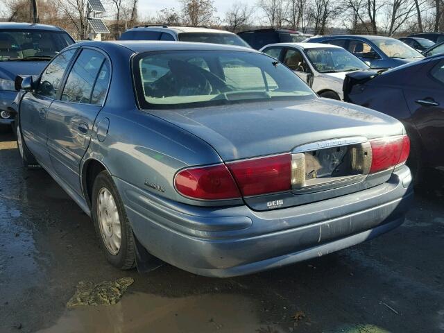 1G4HP54K314289405 - 2001 BUICK LESABRE CU BLUE photo 3