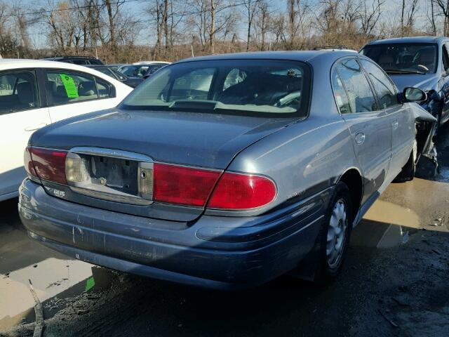 1G4HP54K314289405 - 2001 BUICK LESABRE CU BLUE photo 4